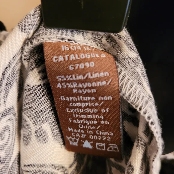 Jessica Black and Cream Dress - Picture 6 of 7